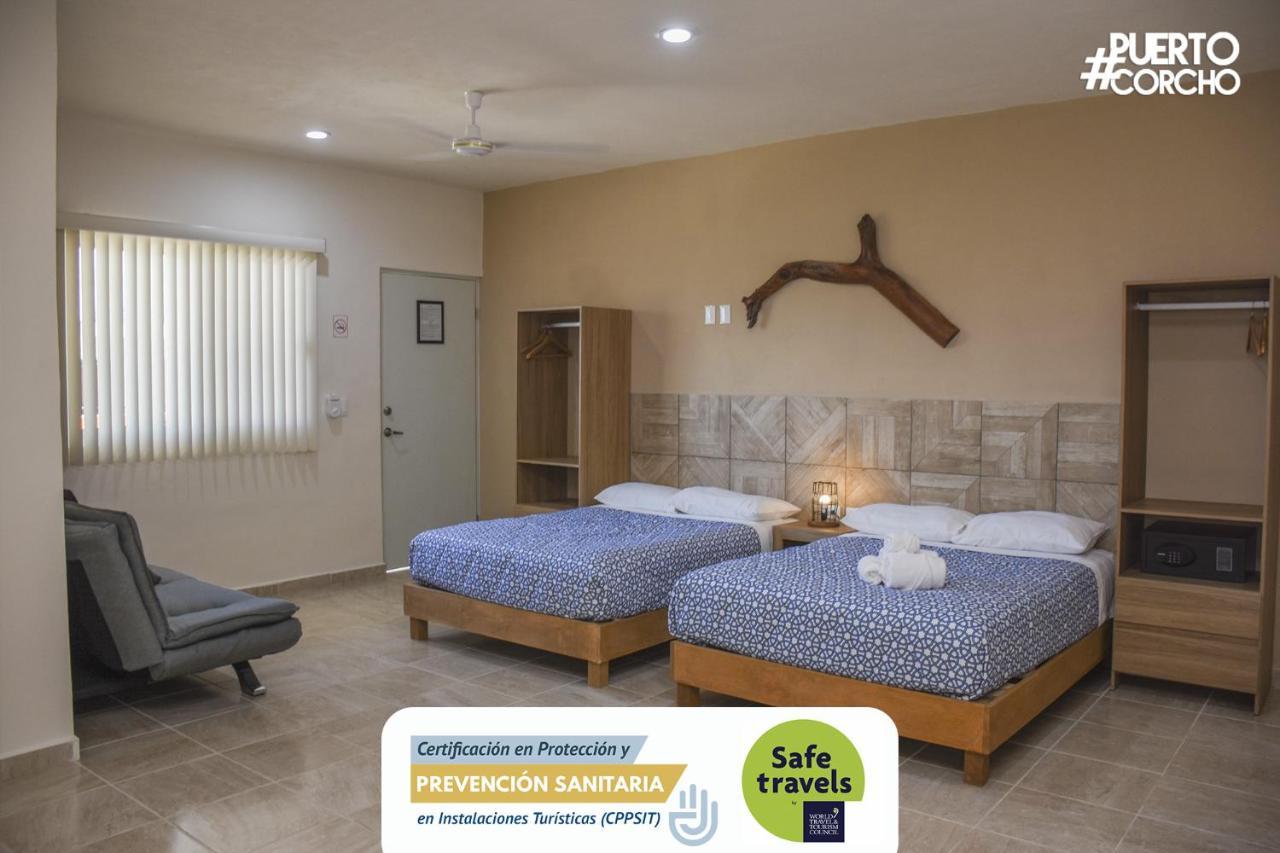 Hotel Puerto Corcho Puerto Morelos Eksteriør billede