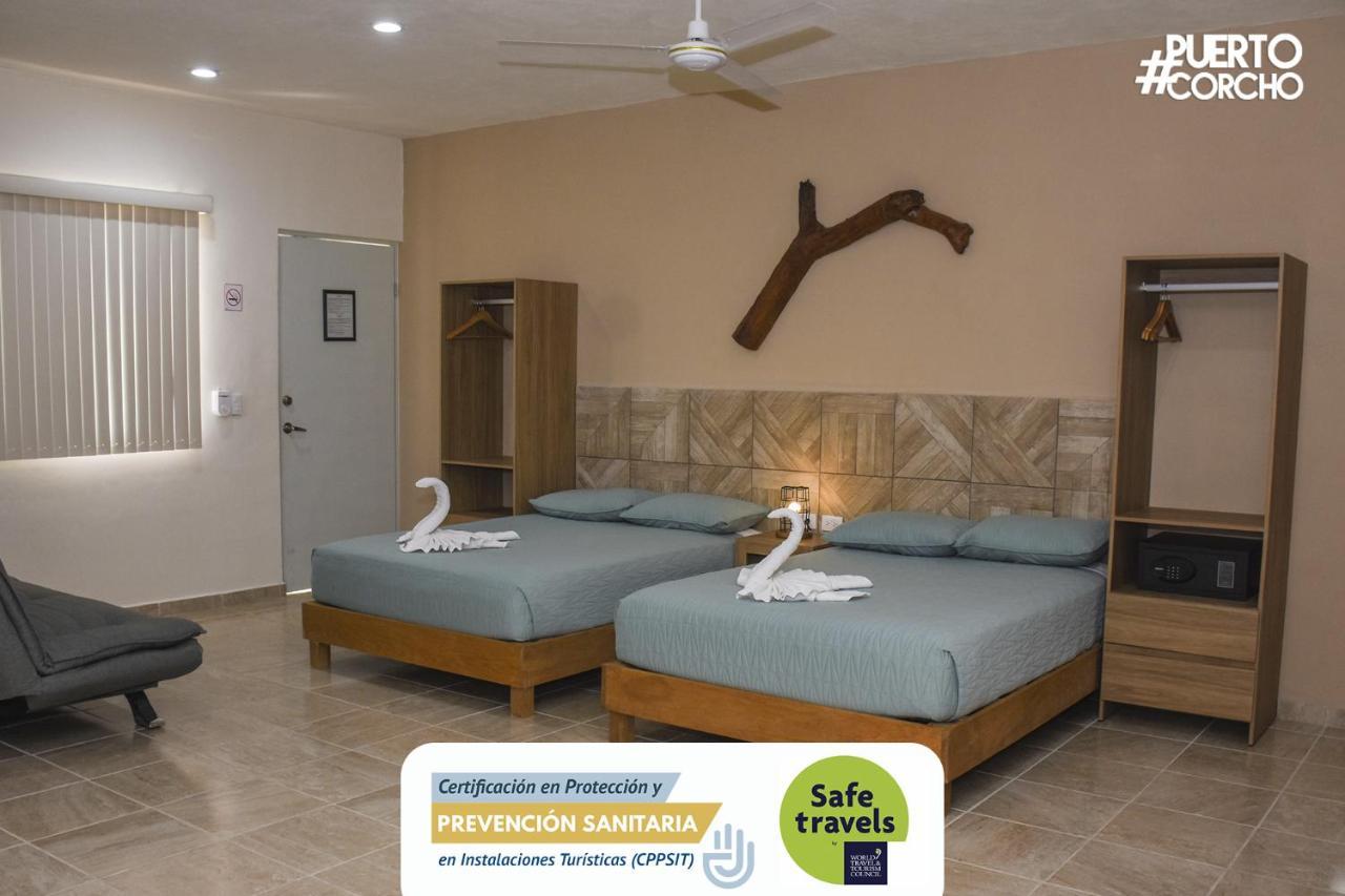 Hotel Puerto Corcho Puerto Morelos Eksteriør billede
